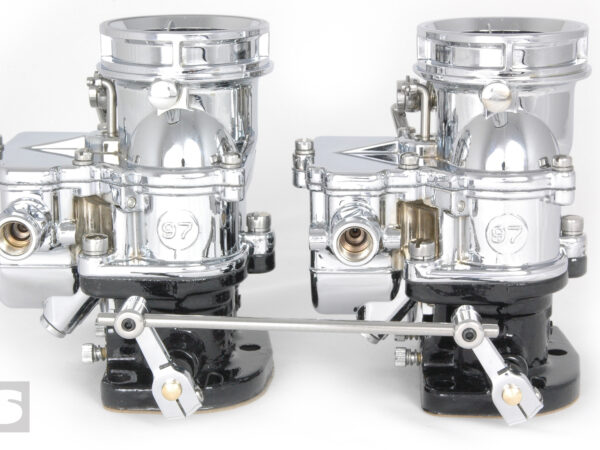 TwoStep Linkage 2x2. <br> Chrome.  4-3/4in spacing