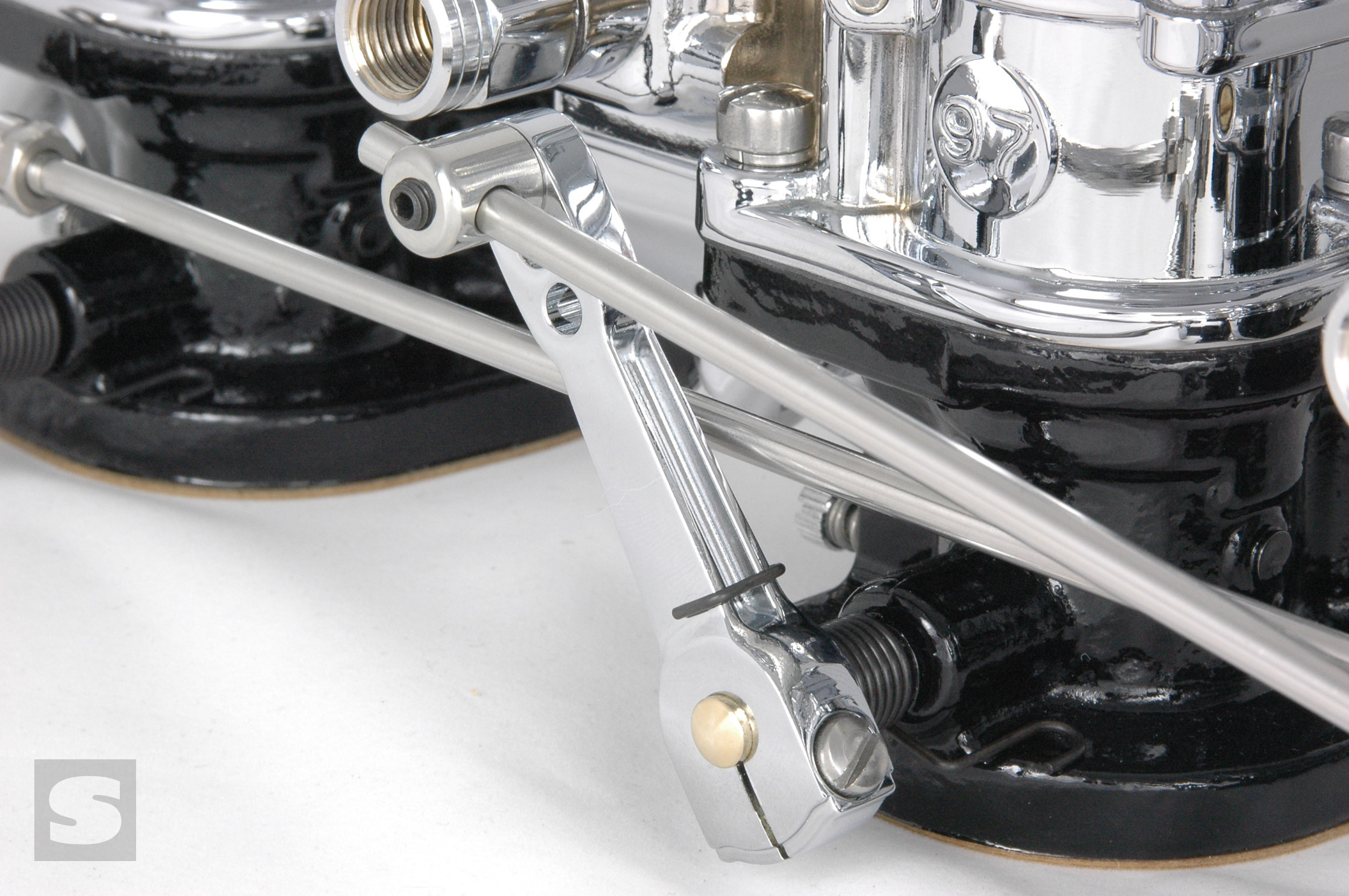 TwoStep Progressive Linkage 3x2. <br>Chrome. 4-3/4in spacing - Image 3