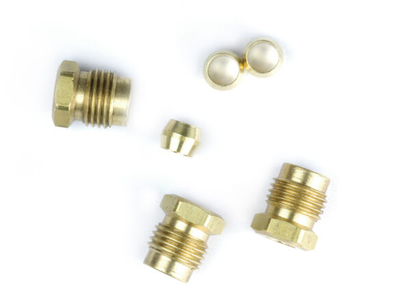 Ford Nut Compression Fittings for 1/4in Line x 3